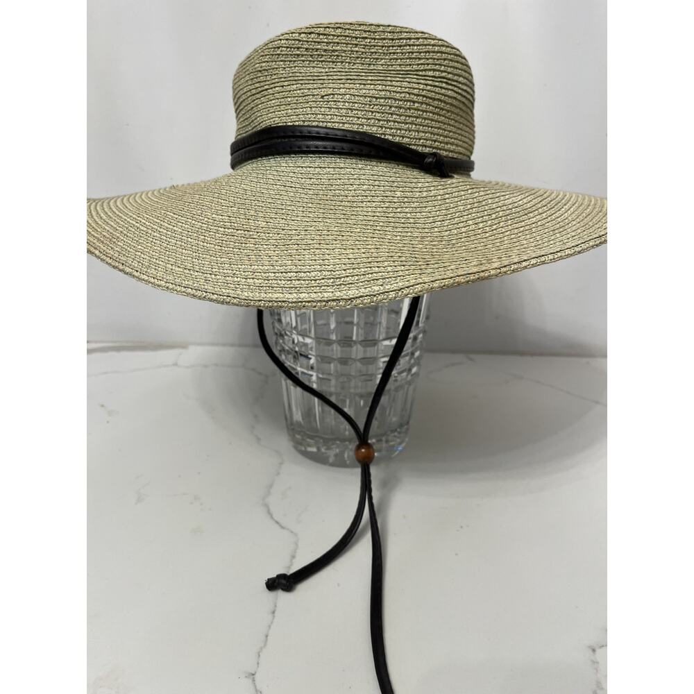 Gold Coast Sunhat Women Straw-like Wide Brim Packable Beach Resort Vacation